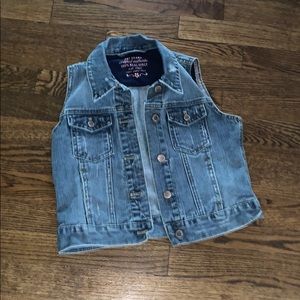 Girls Gap denim vest